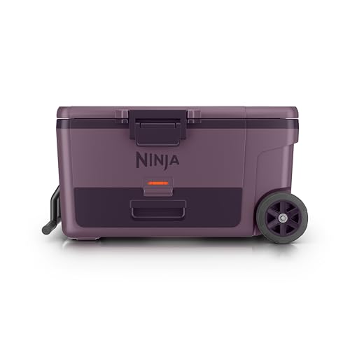 Image of Ninja FrostVault | 65qt Wheeled Cooler with Cold Dry Zone | Integrated Fridge-Temp Dry Storage Drawer | Premium Heavy-Duty Insulated Cooler | Keeps Ice Cold for Days | Smokey Mauve | FB265MV