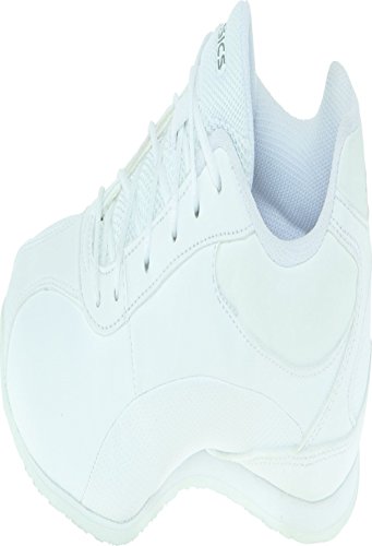 ASICS Women's Gel-Cheer 6 Cheerleading Shoe,White/Silver,9.5 M US