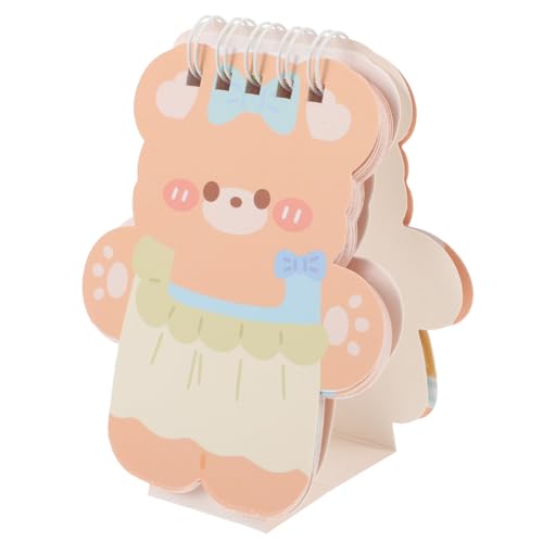 HIAKDOFT 年デスクトップミニカレンダー 小型卓上日めくりカレンダー かわいいキャラクター装飾 家 オフィス用スケジュール管理