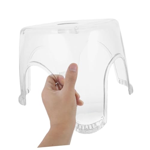 Tabouret de bain imperméable avec siège transparent stable - 5