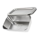NUOBESTY Boîte à Beurre Inox avec Couvercle Hermétique Plateau de Rangement Multifonction pour Cuisine Design Simple et Élégant Cadeau pour Amateurs de Cuisine