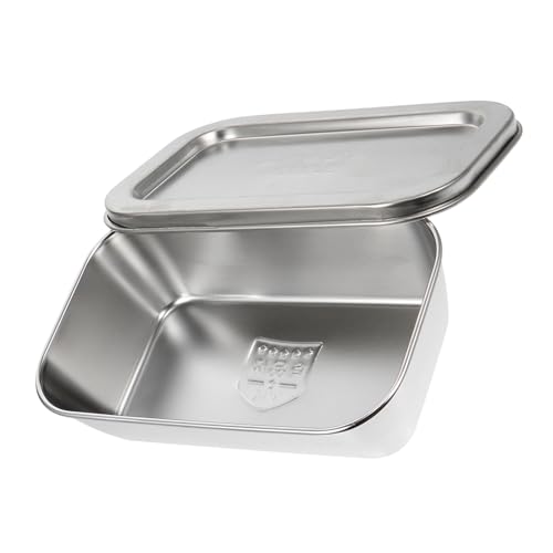 NUOBESTY Boîte à Beurre Inox avec Couvercle Hermétique Plateau de Rangement Multifonction pour Cuisine Design Simple et Élégant Cadeau pour Amateurs de...