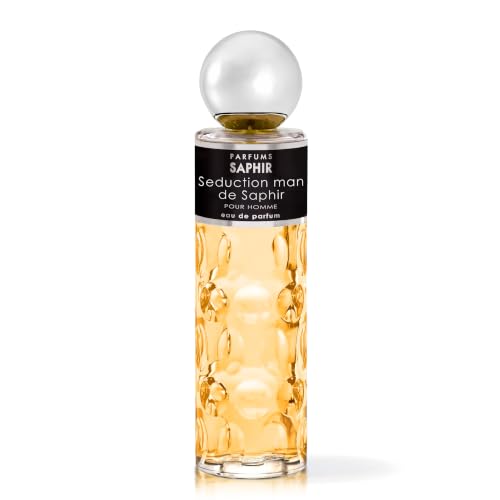 PARFUMS SAPHIR Seduction Man de Saphir, Eau de Parfum con Vaporizzatore Per Uomo, 200 Ml