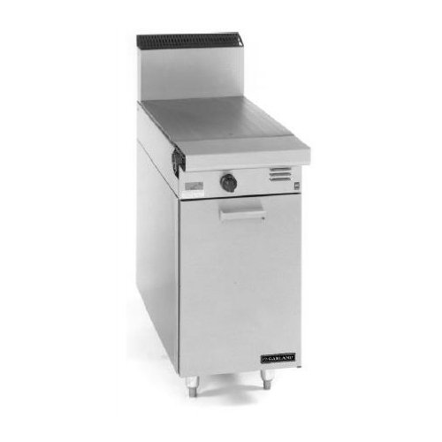Garland M6T Master Series Heavy Duty 17" Gas Range "Add-A-Unit" with Even Heat Hot Top, Steel Plate & Modular