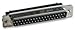 MULTICOMP MH10594 D Sub Connector, Tin & Dimple, Metal D Sub Tin & Dimple, DC, Receptacle, 37, Metal, IDC / IDT (50 pieces)