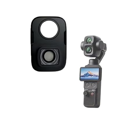 Wide Angle Lens for DJI Osmo Pocket 4 Pro, 110° Expansion Lens Attachment for Vlogging, Additional Field of View Camera Accessory