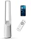 Pro Breeze 101cm rotorloser Ventilator - Smart Home Ventilator mit WLAN, Fernbedienung, LED Display, 6 Geschwindigkeiten - Turmventilator sehr leise, 5 Betriebsmodi, Auto 60° Oszillation, 7h Timer