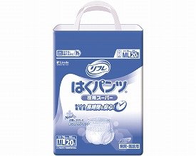 業務用 はくパンツ 夜用スーパー ML 20枚 16596 (リブドゥコーポレーション) (紙オムツ(パンツタイプ))(返品不可)