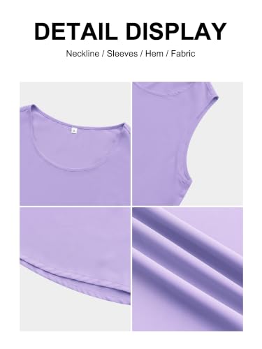 Image of Women's Sleeveless Chiffon Tank Top Business Casual Blouse Tunic Top