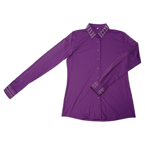 Schneiders Ladies Sarah Crystal Western Show Shirt | Sparkling Rhinestone Details | 4-Way Stretch for Comfort