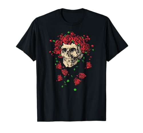 Grateful Dead Bertha Skull with Roses Vintage Band T-Shirt
