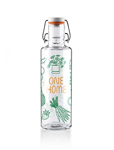 Soulbottles Wasserflasche mit schönem Design für unterwegs,...