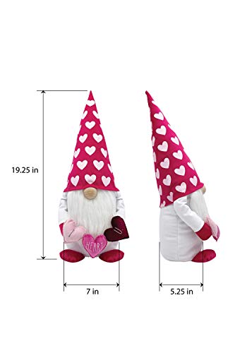 image for Rae Dunn Valentine's Day Gnome - Holiday Decor Seasonal Decorations - 