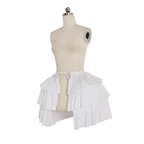 VintageCos White Crinoline Pannier Underskirt Victorian Dress Petticoat for Women2