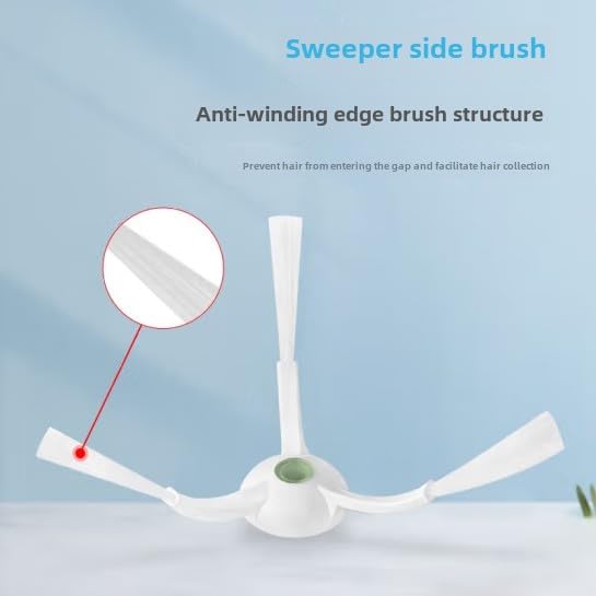 Accessories Kit for Ecovacs deebot T10, T20, X1 Omni/X1 Turbo /X1 Plus deboot Replacement Parts for Ecovacs Deebot X1 Vacuum, 6 side brushes, 4 bags, 4 filter cartridges, 4 mopping cloths