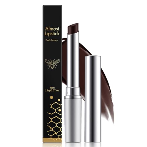 Black Honey Lipstick Honey Lipstick Hydrating Tinted Lip Balm Nourishing Moisturising Tint Lip Care Makeup For Dry (Black)