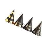 Toyvian Gorras De Novedad 12 Piezas Favores De Fiesta De Año 2023 Tapa De Papel De Año Sombreros De Nochevieja Sombreros De Cono De Fiesta Gorra De Novedad Sombrero De Cumpleaños Navidad