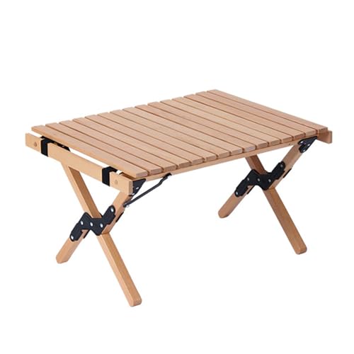 Table de pique-nique pliable SoliWooCamping compacte avec son sac - 2