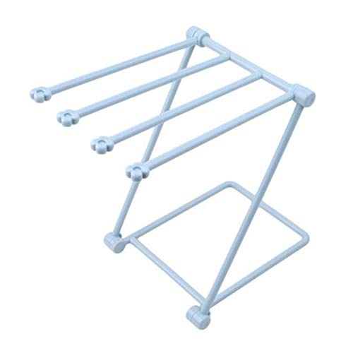 ALDDPWE Stendibiancheria per la casa Stendibiancheria Pieghevole Portatile Creativo Strofinacci per Piatti Scaffale Porta Spugna Clip per Stracci Stendibiancheria Pieghevole Keep it in Mind