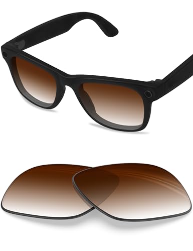 Image of BLAZERBUCK Photochromic Replacement Lenses Compatible with Ray-Ban Meta Wayfarer RW4006 | RW4012 (Gen 2) 50mm Smart Glasses