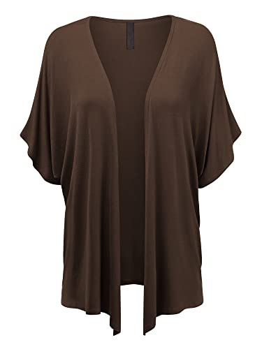 Women's Kimono Style Short Sleeve Dolman Cardigan4