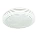 Hunter Home Comfort 90052 Hunter Saturn Decorative Bathroom Ventilation Fan with Light, Satin White