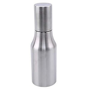 YSINFOD Rvs Olie Kan Dispenser Stofdicht Lekvrij Eetbare Olijfolie Azijn Fles Cruet voor Keuken Restaurant BBQ, 750ML