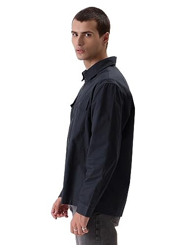 Image of The Souled Store Men's Solid Oversized Fit Shirt