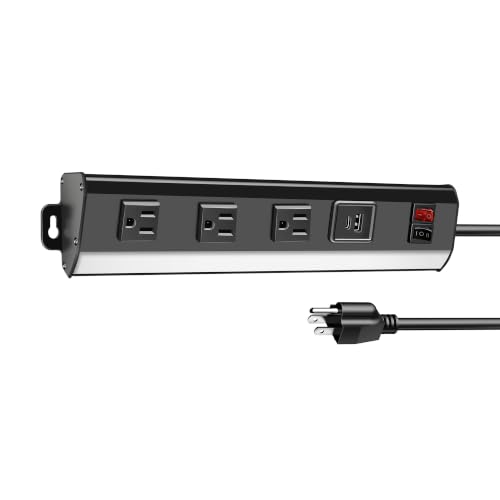 JACEPFY Under Cabinet LED Power Strip