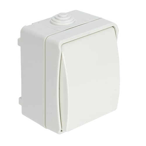 DEBFLEX - Interrupteur Va et Vient IP54 - Interrupteur Etanche pour Pose en Saillie - Idéal...