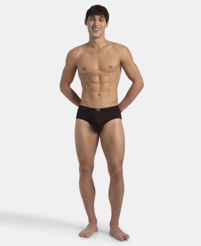 Image of Jockey 8035 Men Super Combed Cotton Solid Brief with Ultrasoft Concealed Waistband
