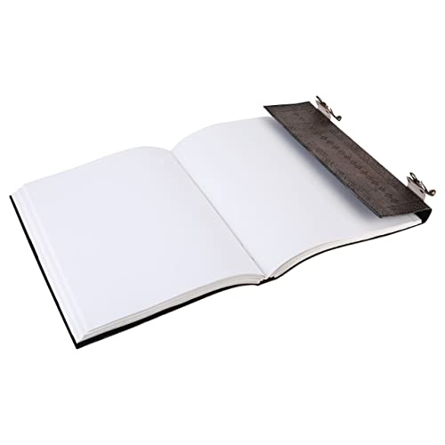Grimoire en cuir rechargeable fait main, finissez-en avec les feuilles volantes - 5