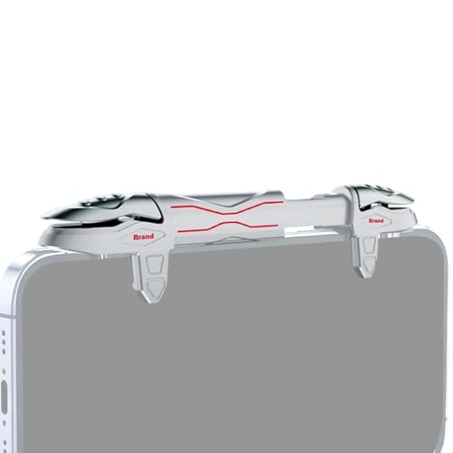 Design ergonomico: dotato di una vasta area di pulsanti e di una costruzione ergonomica, questi trigger per giochi mobili alleviano lo stress delle mani con angoli accuratamente progettati, offrendo ai giocatori la possibilità di impegnarsi in periodi di intrattenimento interattivo ininterrotto, mantenendo prestazioni costanti in vari generi di gioco.
