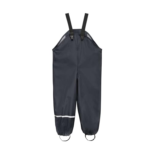 Celavi Basic Rain Overall-Recycle Pu Pantaloni Impermeabili, Navy Scuro, 130 Unisex-Adulto