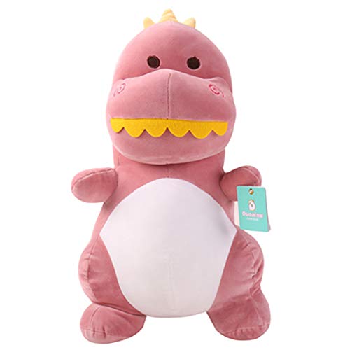 Nbeebro Cute Baby Dinosaur Plush Doll, Soft Dinosaur Stuffed Animals Toys for Kids Boys Girls Birthday Xmas Gift Pink 15.7Inches