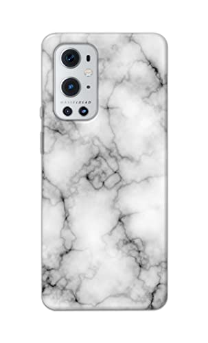 Image of Light White Marble Texture Natural Pattern Hard Back Case Cover for OnePlus 9 Pro Back Cover -(J5) VNS2230