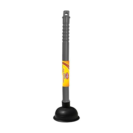 Chakaachak Easy Drain Multifunctional Toilet Plunger - Plastic & Rubber, 1 pc