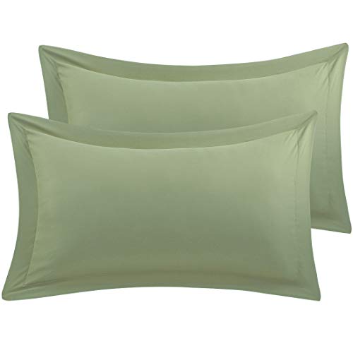 PiccoCasa Pillow Shams Double Brushed Microfiber, 2 Packs Pillowcases with Envelope Closure,Soft and Comfortable Pillowcases Sage 50 x 75cm - Cosy Home Interiors PiccoCasa Pillow Shams Double Brushed Microfiber, 2 Packs Pillowcases with Envelope Closure,Soft and Comfortable Pillowcases Sage 50 x 75cm