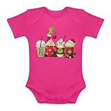 Unibly Grinch Café Café Chocolat Chaud Thé | Noël Noël X-Mas Body bébé, Rose, 18 mo...