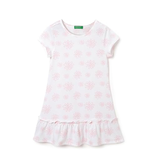 Image of UNITED COLORS OF BENETTON Girl's Cotton Fit and Flare Midi Dress