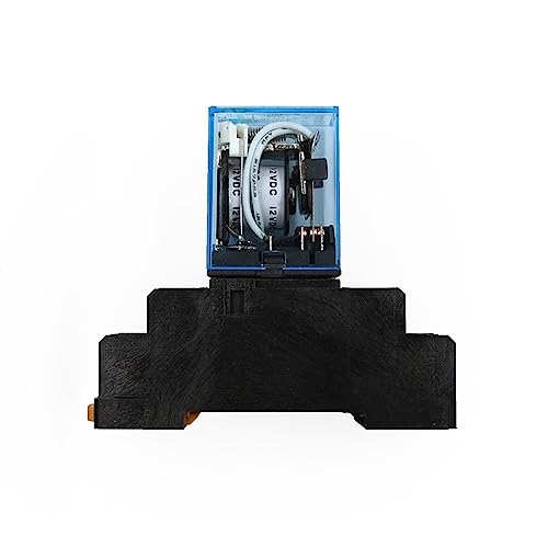 Relé electromagnético MY4NJ de 24V DC mini interruptor de 14 pines 4DPDT con base PYF14A 2
