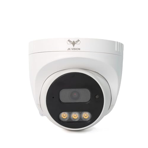 Image of JK Vision 5MP 2Dome IP Camera Combo with 18 LED, Night Vision, Built in Audio, 30M Range, 1 Year Warranty