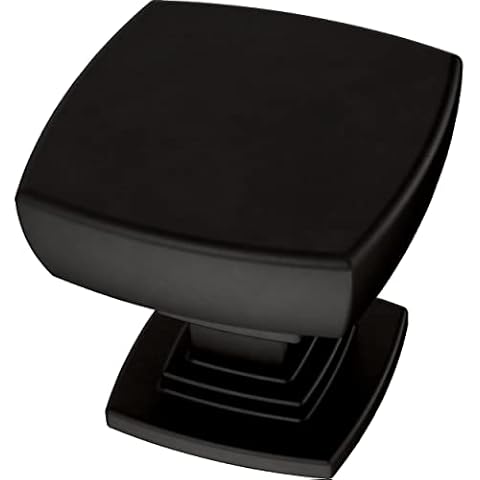 Franklin Brass Parow (10-Pack) Cabinet Knobs Matte Black Drawer Knobs Kitchen Cabinet Knobs for Dresser Drawers Pulls and Knobs 1-1/8" Closet Door Knobs P29542Z-FB-B Cover
