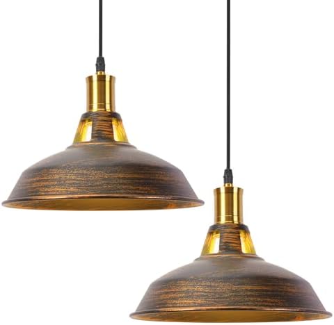 Acheter Plafonnier Suspension Abat-Jour En Métal Vintage Industriel