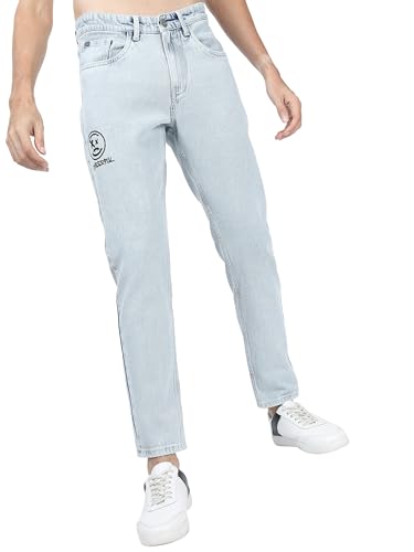 Image of KETCH Men's Tapered Fit Mid Rise Jeans (Stretchable)