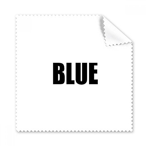 Chiffon de nettoyage pour lunettes bleu et noir en tissu microfibre lot de 5