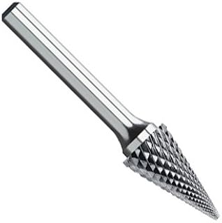 Kodiak Cutting Tools KCT125321 USA Made SM-43 Pointed Cone Carbide Bur, Double Cut, 1/8
