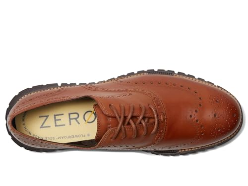Cole Haan Cole Haan Mens Zerogrand Remastered Wing Tip Oxford, British Tan/Java, 11-M US