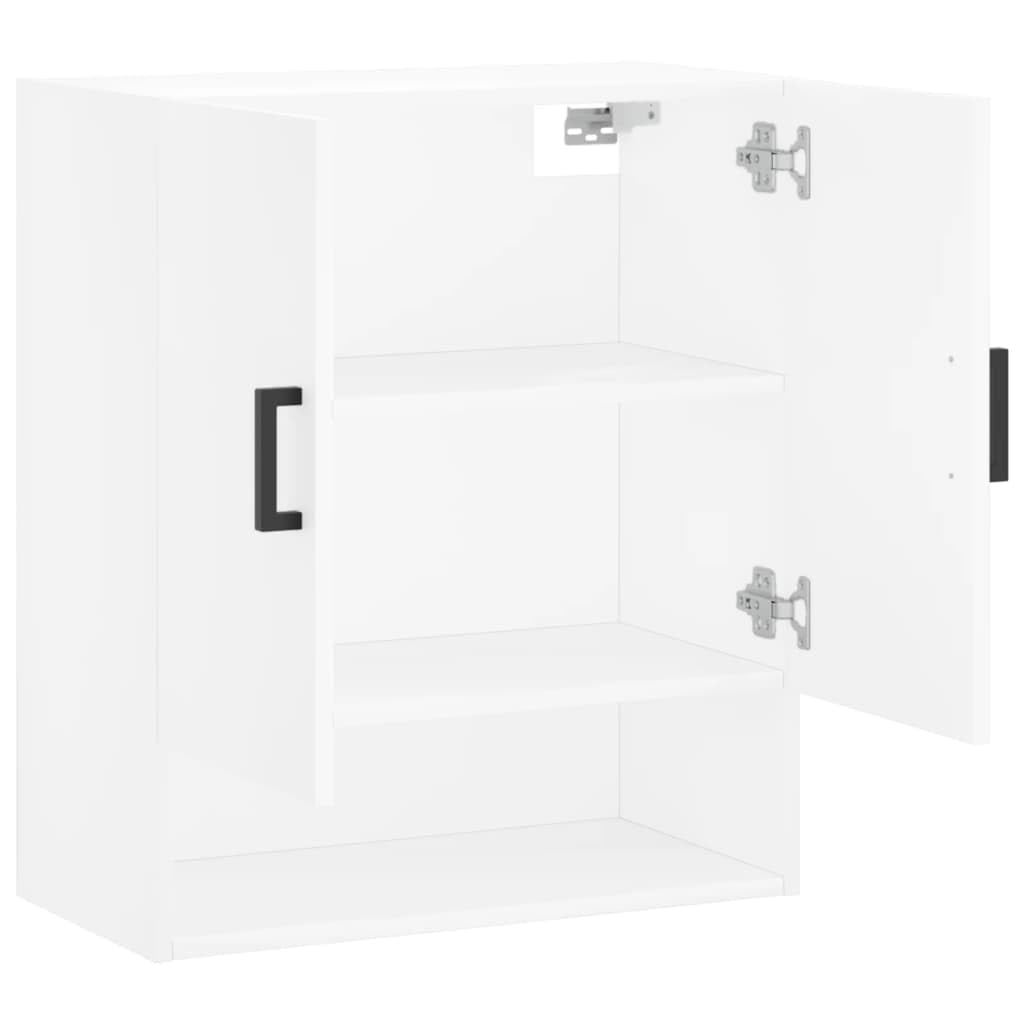 Armoire Murale Blanche 60x31x70 cm Bois d'Ingénierie