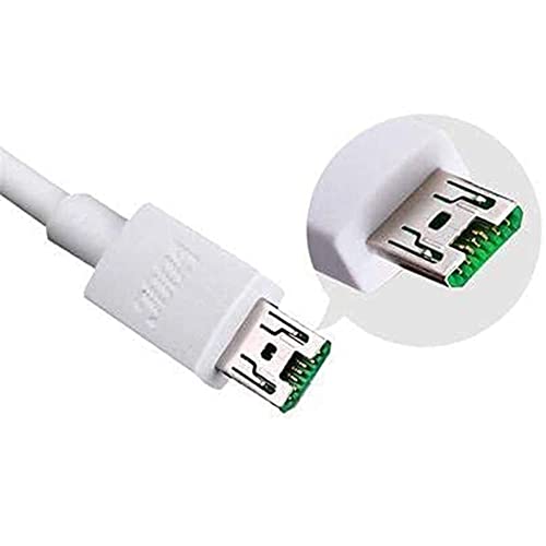 Image of Original 65W Fast Charger for Oppo R11s Plus| F5 |R11s |A71 | A77 |R11 Plus|R11 |A39 | F3 |Oppo F3 Plus | A57 | F1s | with Micro USB Cable| Fast Charging (2.4 Amp|Adapter & Cable)